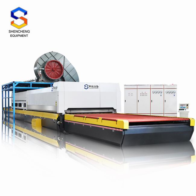 Glass tempering furnace